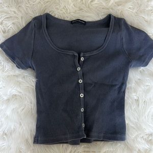 brandy melville - button up short sleeve